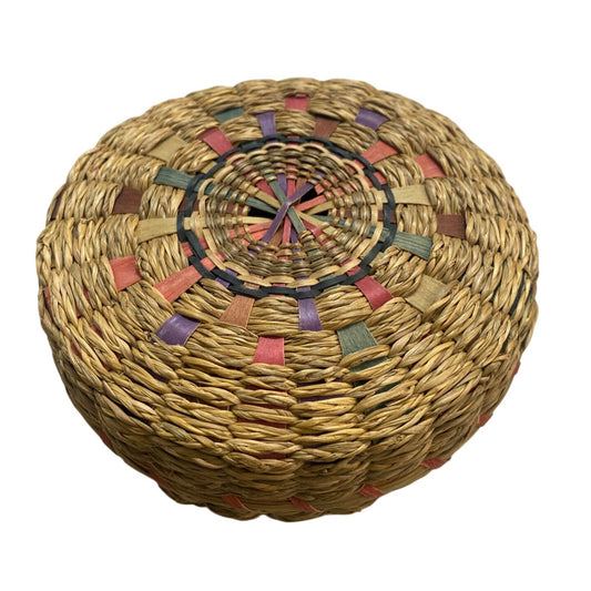 Woven Straw Basket