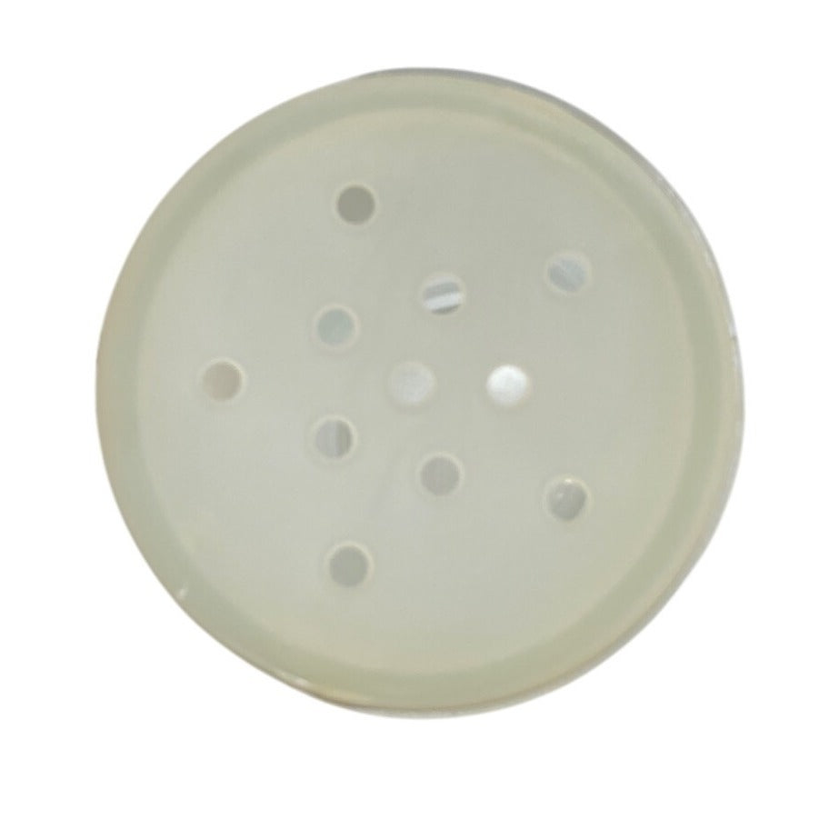 Vintage Watkins Barbecue Spice Glass Jar With Yellow Durkee Lid & Shaker Insert