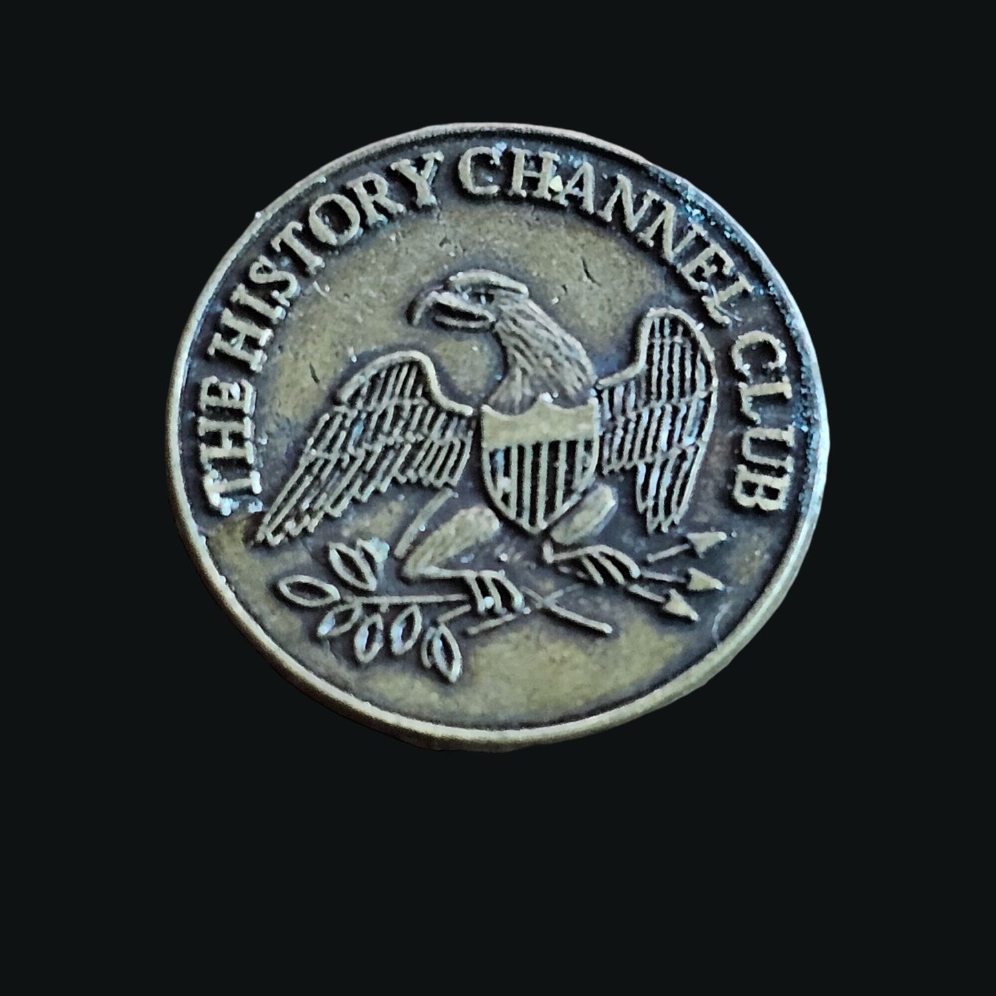 The History Channel Club Commemorative Coin With Eagle & Liberty Bell Design