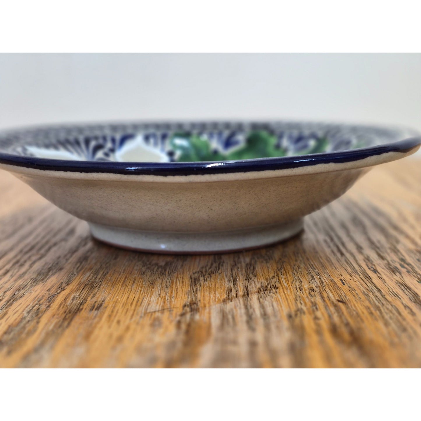 Talavera Pottery Floral Bowl 8"