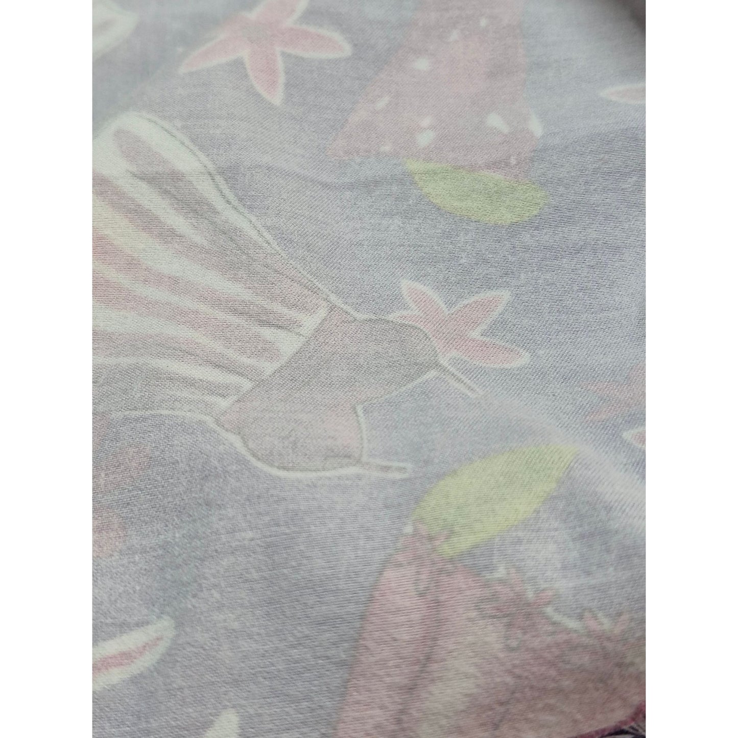 Vintage-Inspired Purple Satin Sewing Material With Floral & Dress Pattern 56" Width X 91" Length