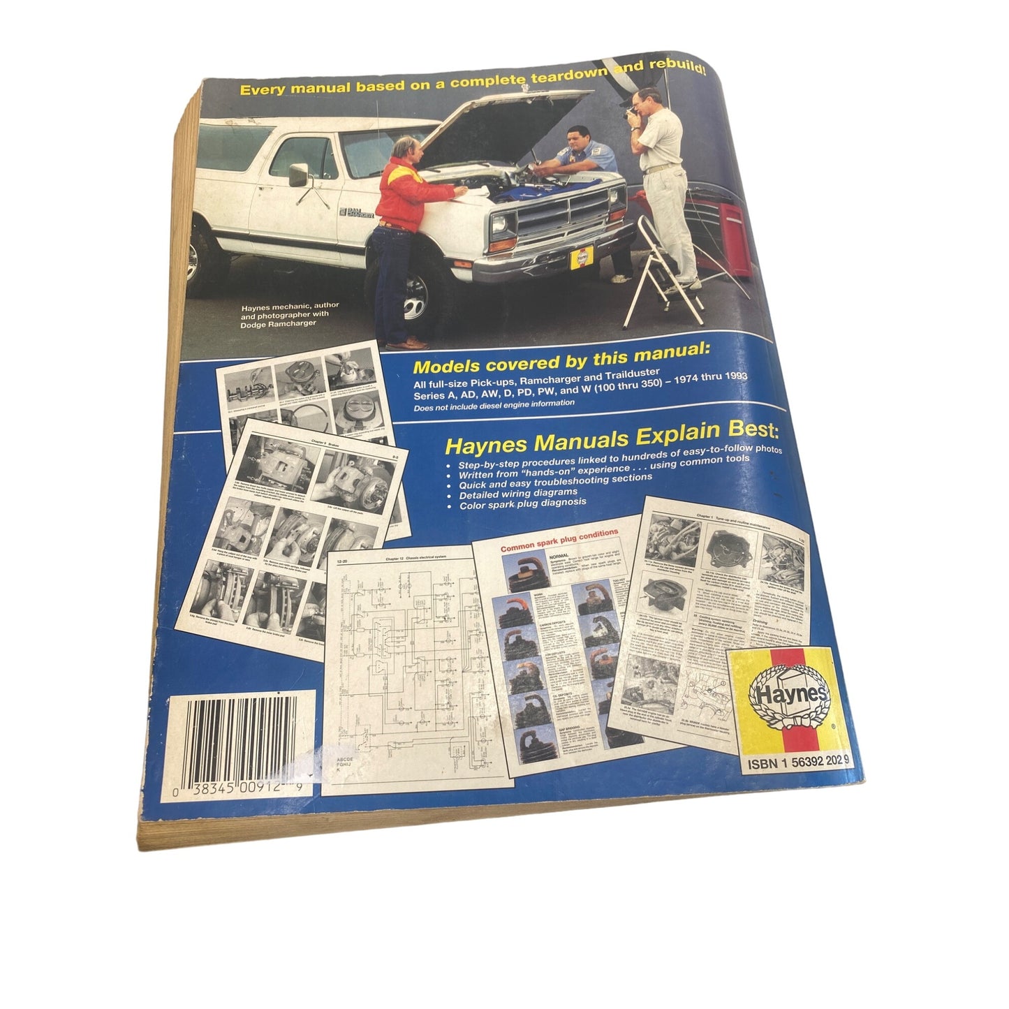 Dodge Pick-Ups Automotive Repair Manual 1974-1993 Haynes 30040