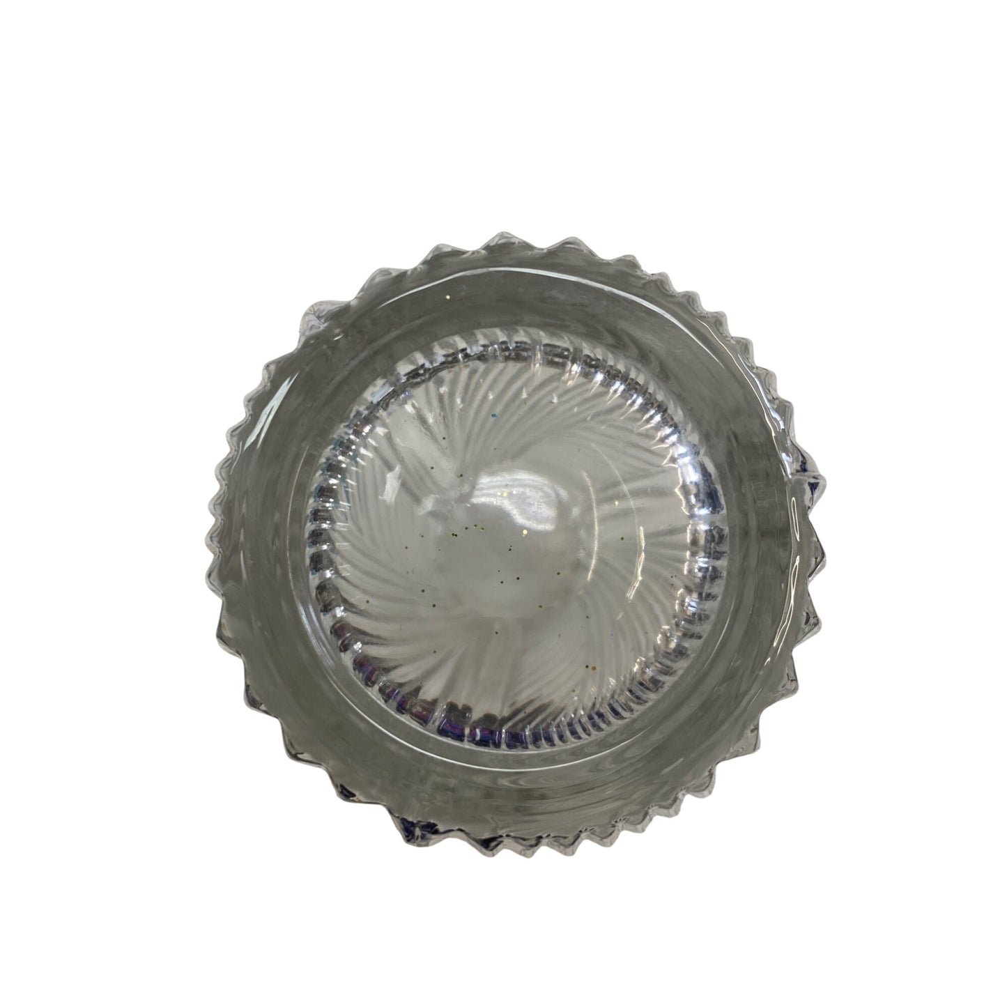 Vintage Clear Glass Vase