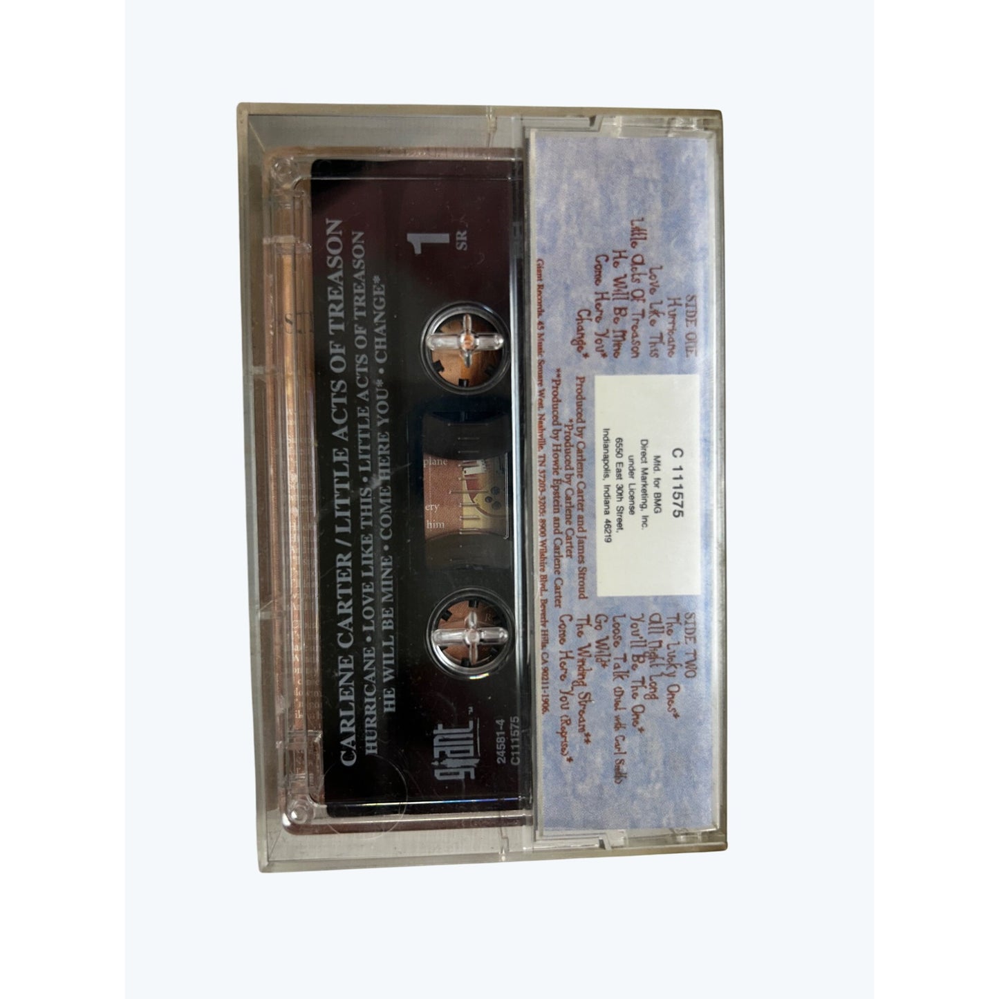 3 Cassette Tapes Reno & Smiley Paul Overstreet Carlene Carter Country & Bluegrass Music