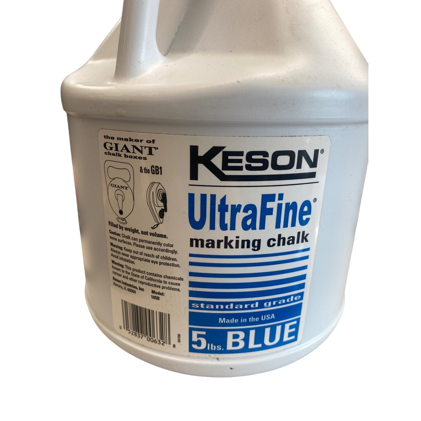Keson Ultrafine Marking Chalk 5 Lbs Blue Standard Grade