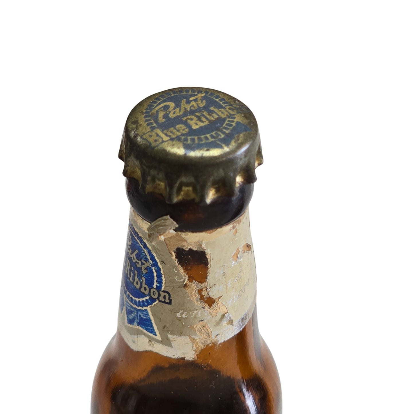 Set Of 2 Vintage Pabst Blue Ribbon Souvenir Bottles