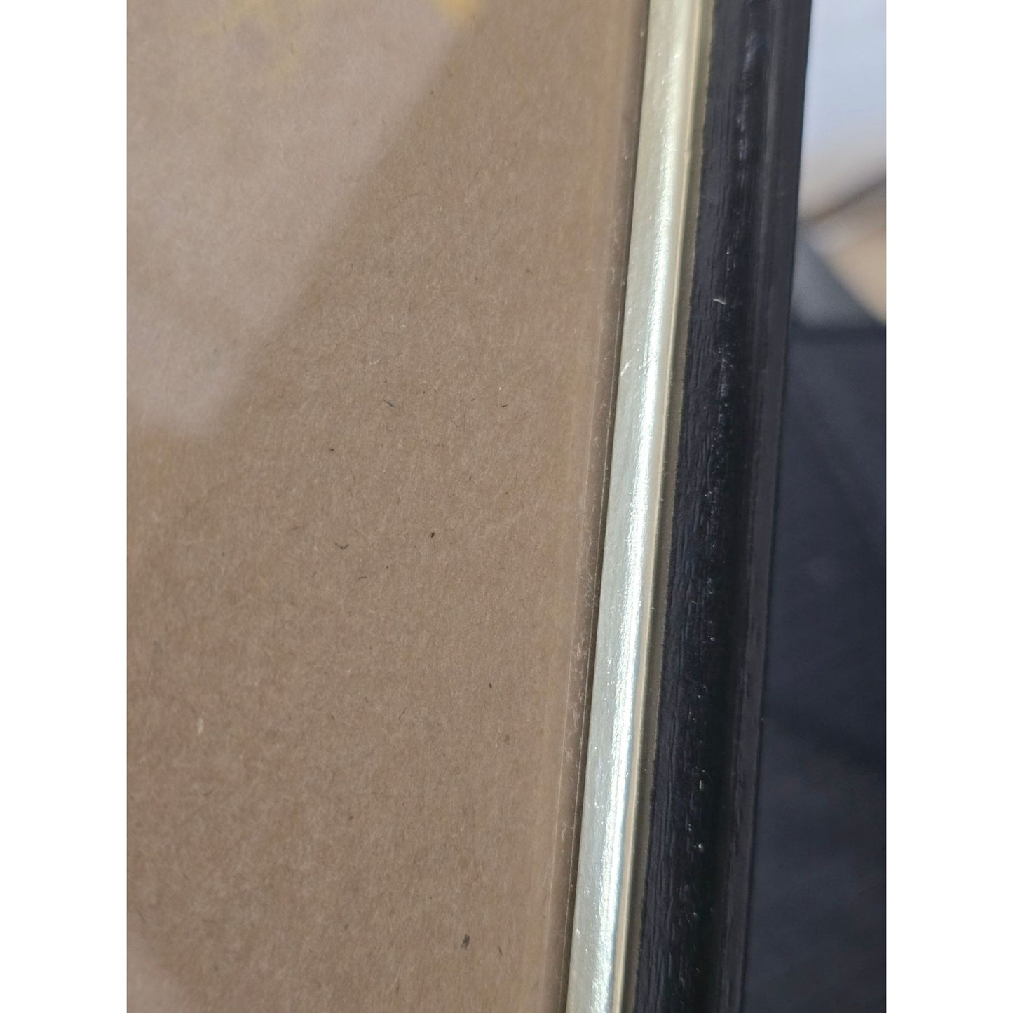 Black & Gold Picture Frame 8x10 Inch With Glass Cover Wall Mount Or Tabletop Display