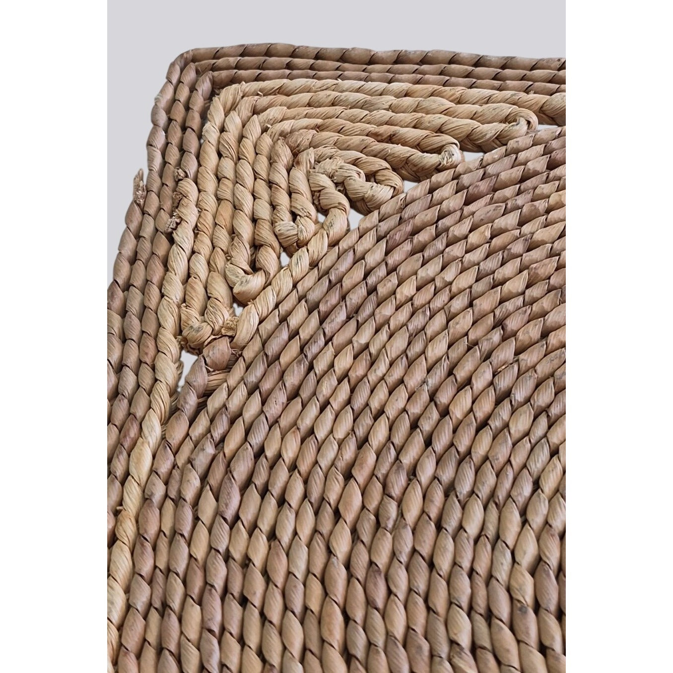 Handwoven Natural Wicker Square Trivet