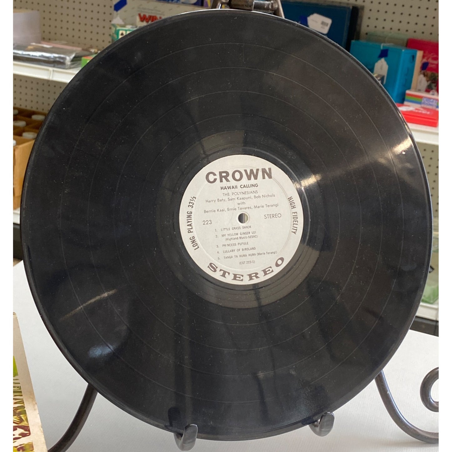 Hawaii Calling Vinyl Record Stereo LP By Crown Records CST 223