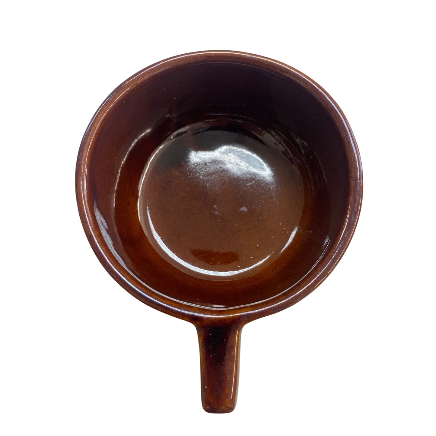 Vintage Stoneware Soup Mug Maple Leaf Mark