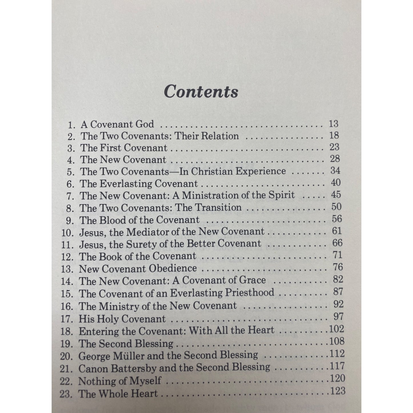 The Believers New Covenant