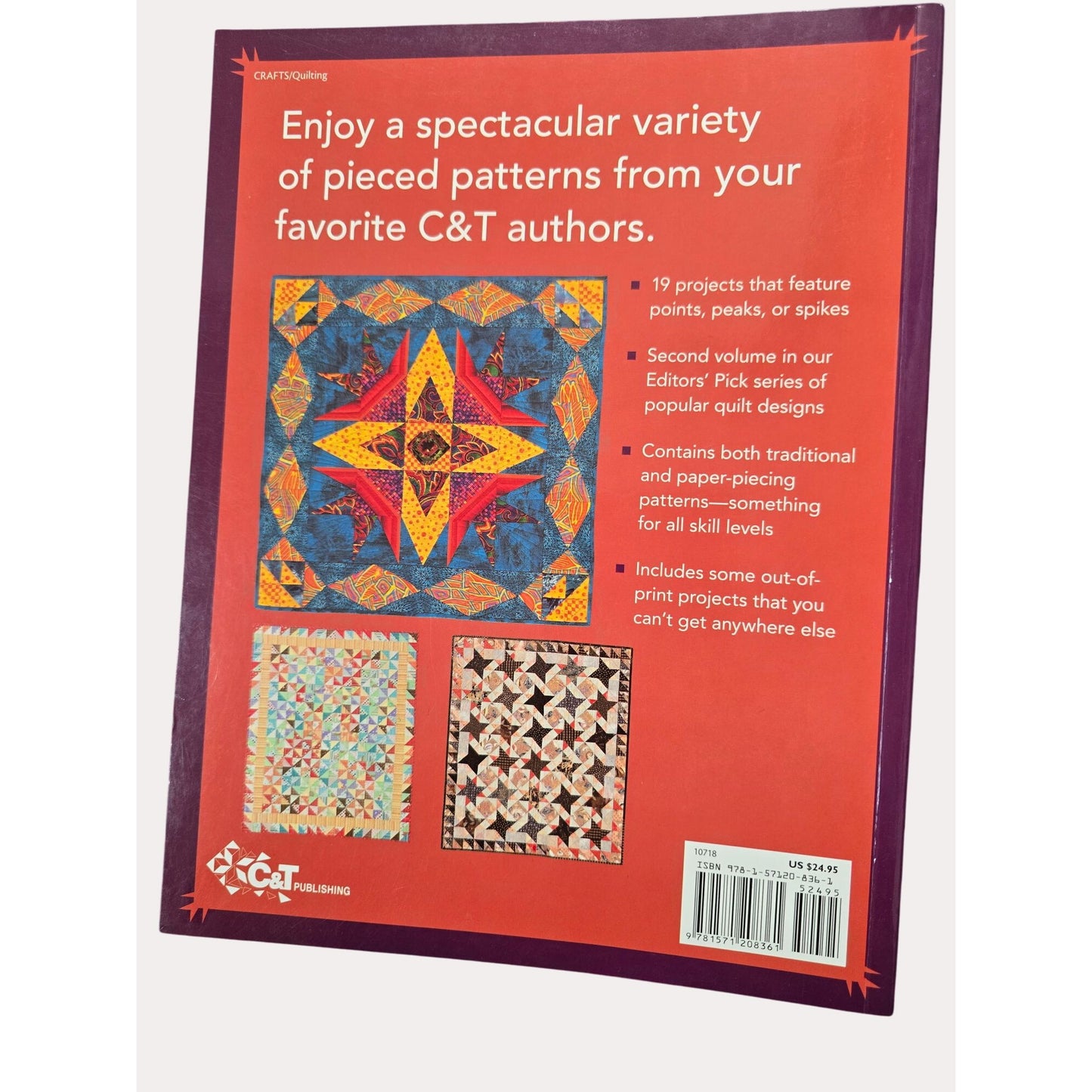 Quilters Favorites Vol. 2 Book By C&T Publishing - 19 Radiant Projects For All Skill Levels