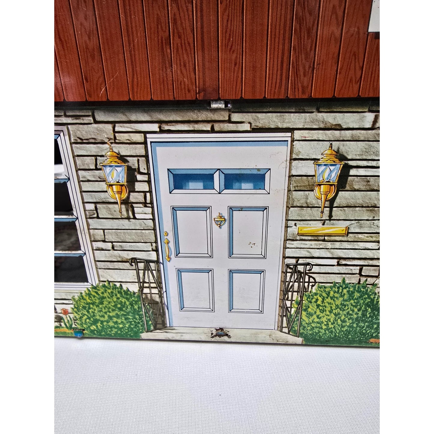 Vintage 1950s Marx Litho Tin Dollhouse