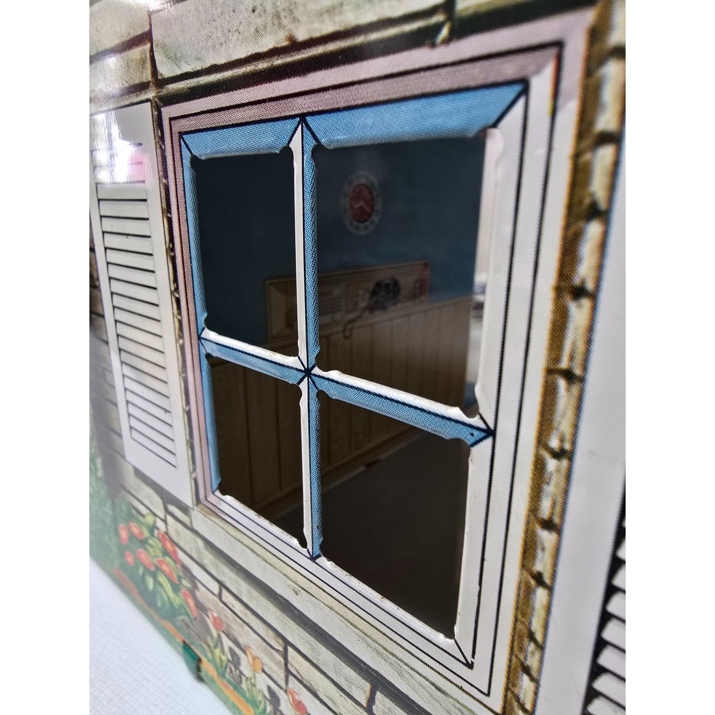 Vintage 1950s Marx Litho Tin Dollhouse