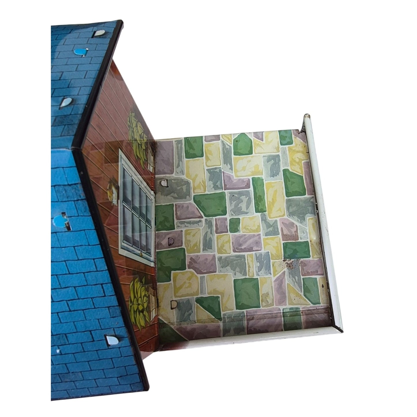 Vintage 1950s Marx Litho Tin Dollhouse