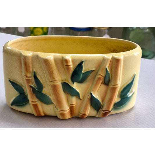 Vintage Royal Copley Bamboo Planter