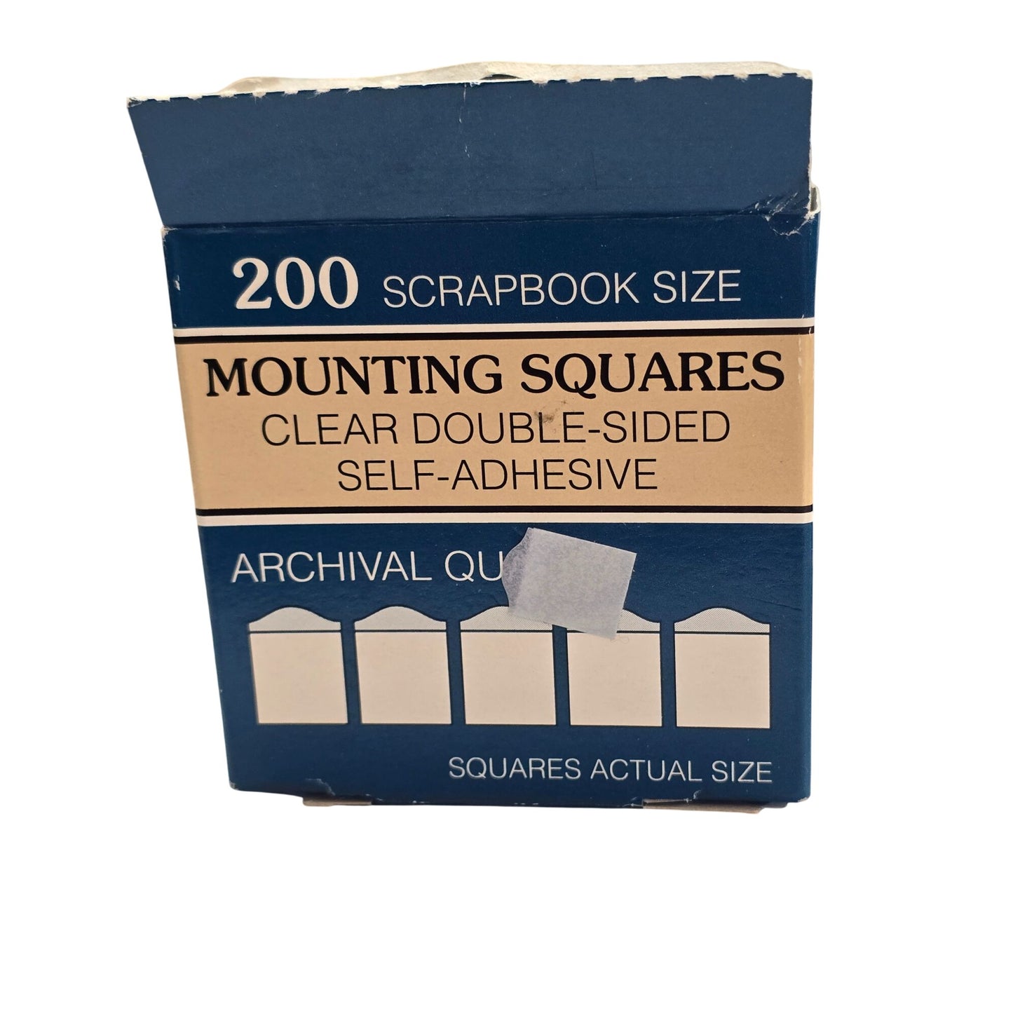 LOT Photo & Mounting Sticker Squares Acid Free Archival Quality