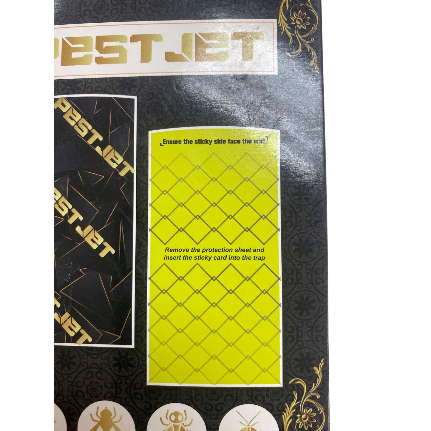 Pest Jet Fly Trap Glue Cards 4 Replacement Cards