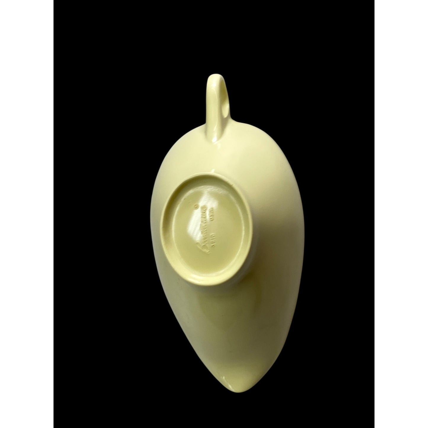 Vintage Boontonware Melamine Yellow Gravy Boat Creamer
