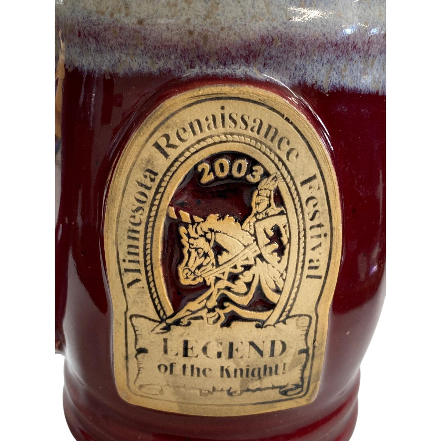 Minnesota Renaissance Festival 2003 Legend Of The Knight Ceramic Mug