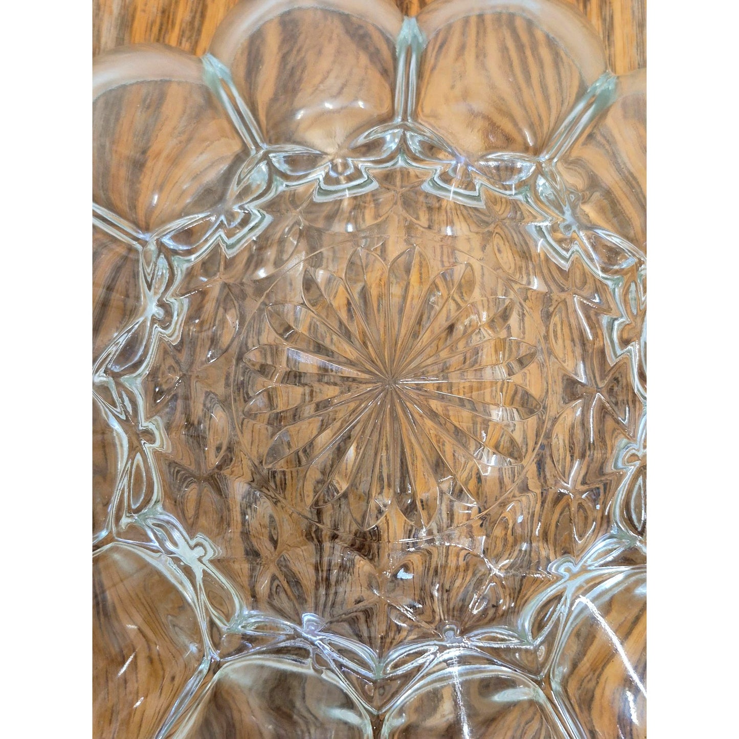 Vintage Glass Deviled Egg Plate