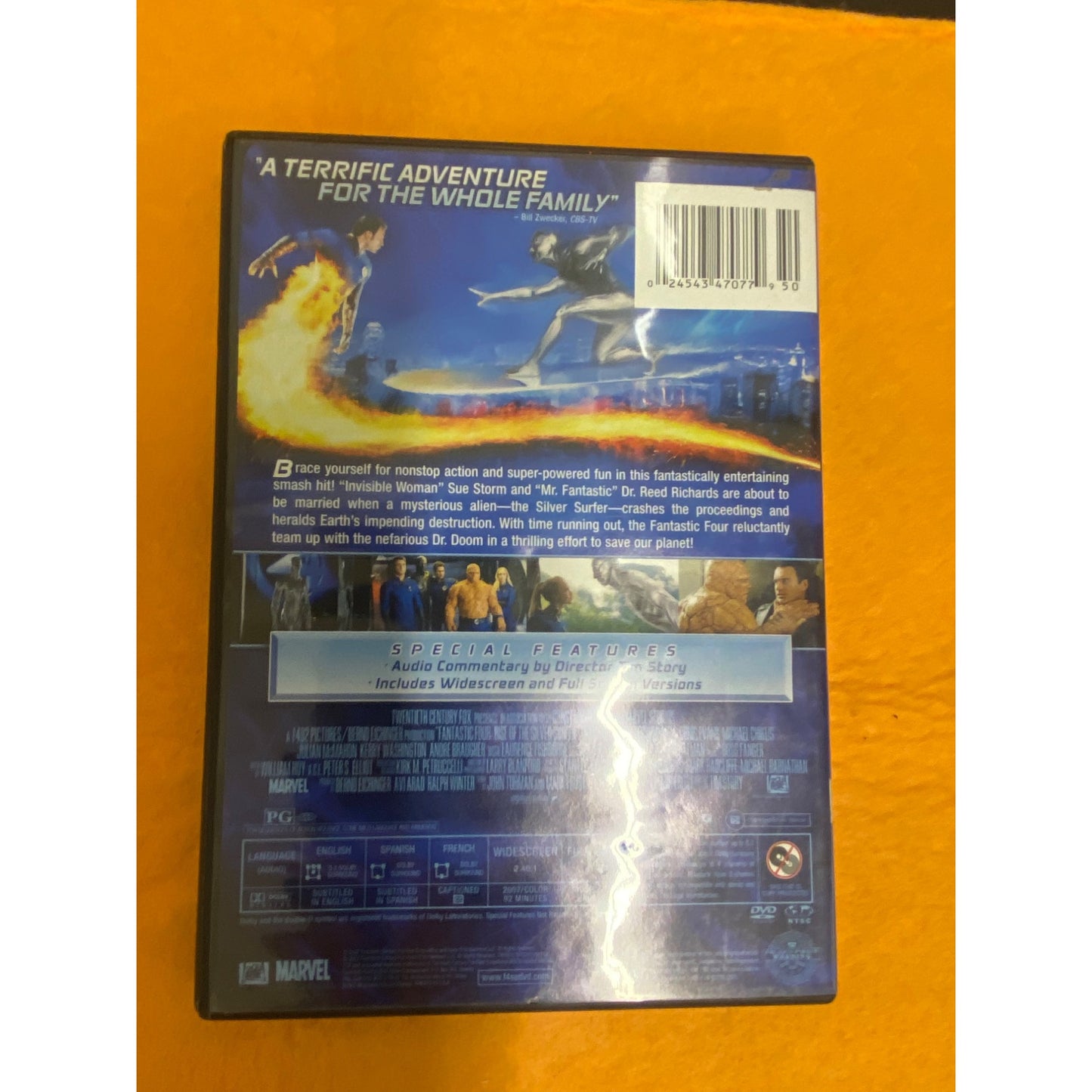 Fantastic Four: Rise Of The Silver Surfer DVD Marvel Movie