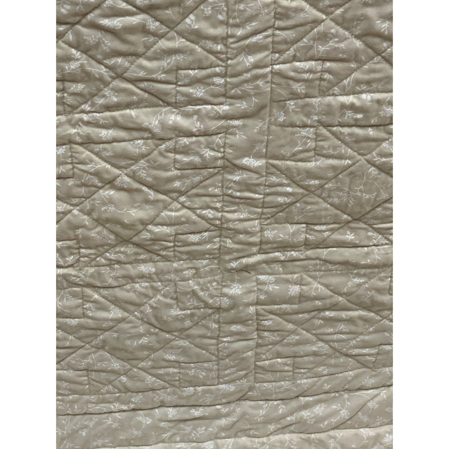 Handmade Patchwork Star Quilt Multicolor