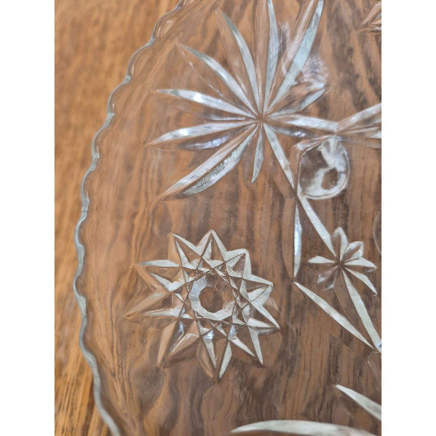 Vintage Footed Bowl Starburst