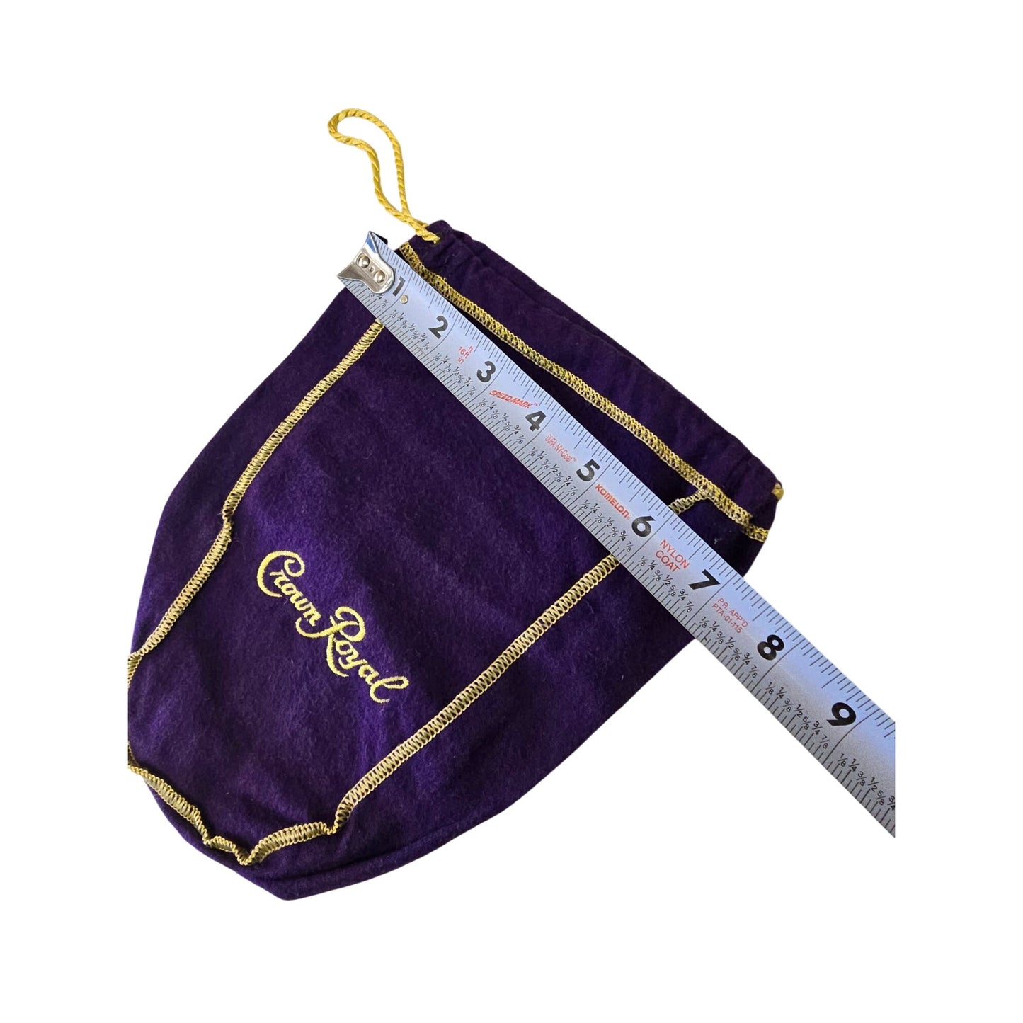 6- Crown Royal Bags 9 Inches HOLES in BOTTOMS