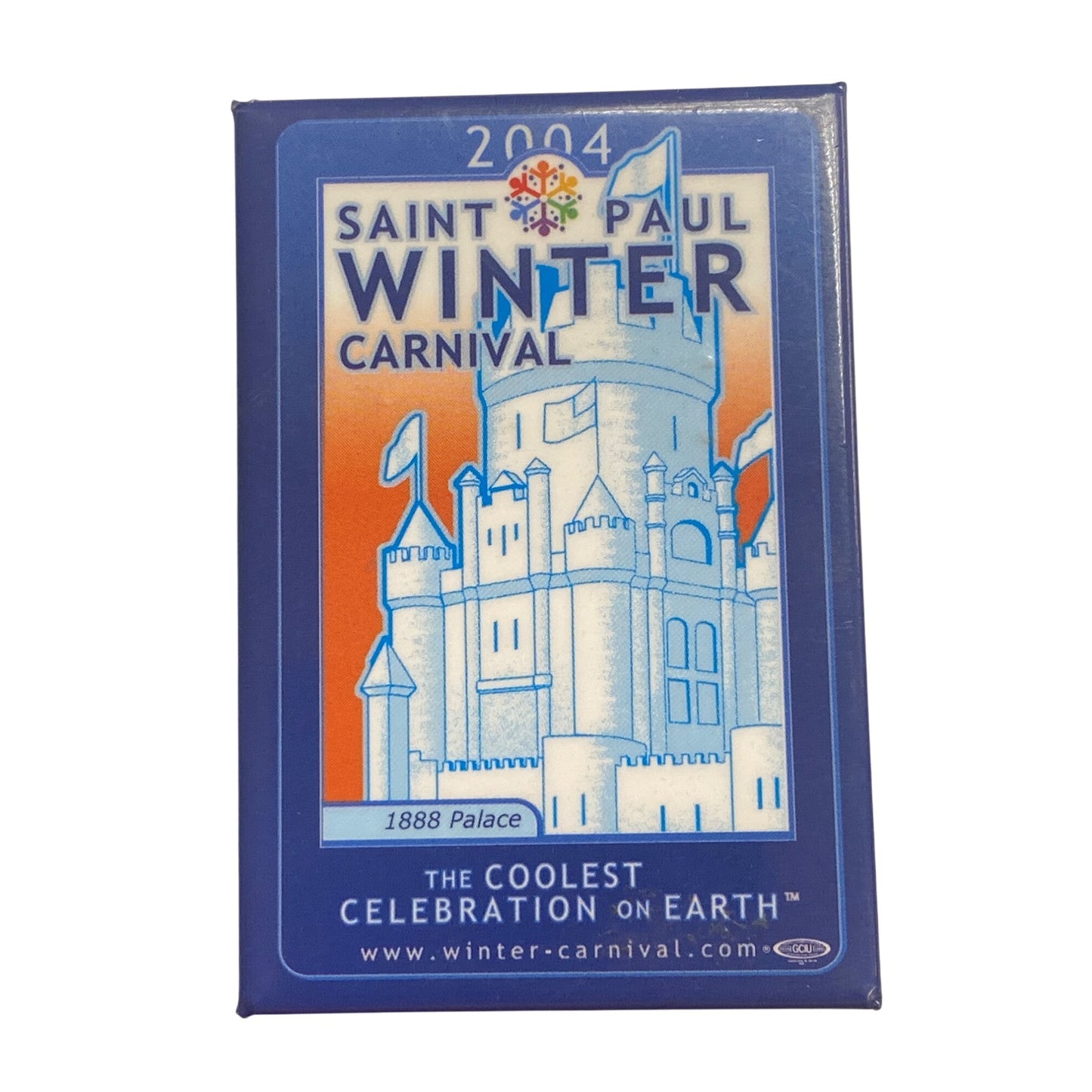 Saint Paul Winter Carnival 2004 Pin Badge "The Coolest Celebration On Earth" Collectible