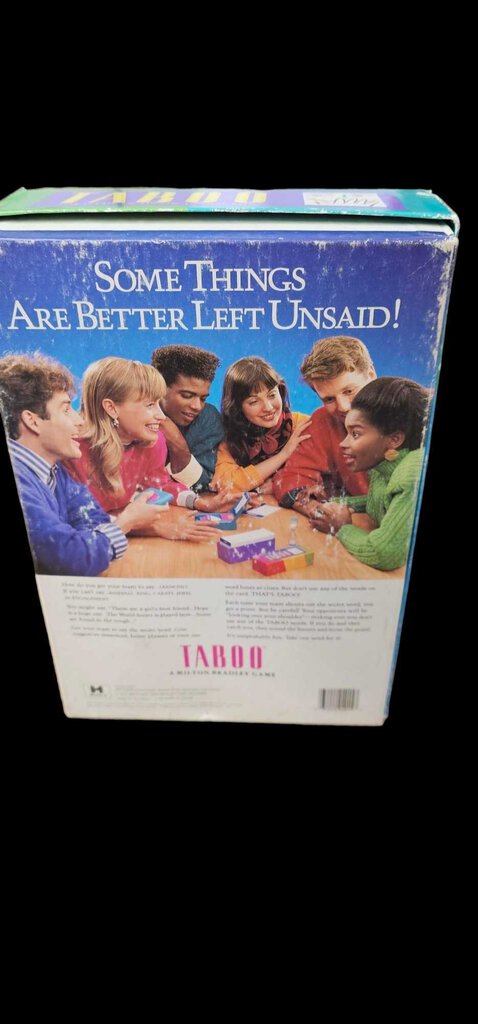 Taboo The Game of Unapeakable Fun Vintage Board Game