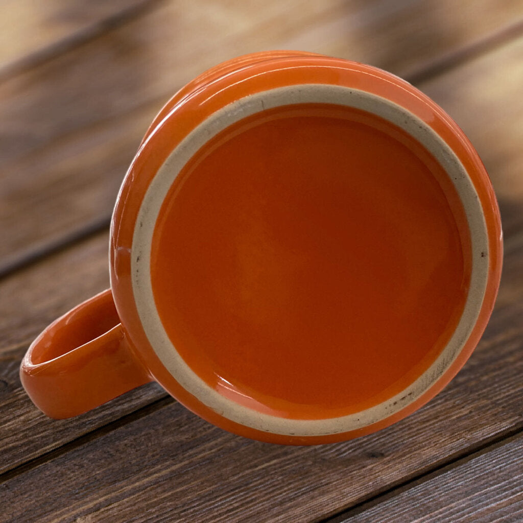 Bullet Frontier Whiskey Advertising Ceramic Coffee Tea Mug Cup Orange