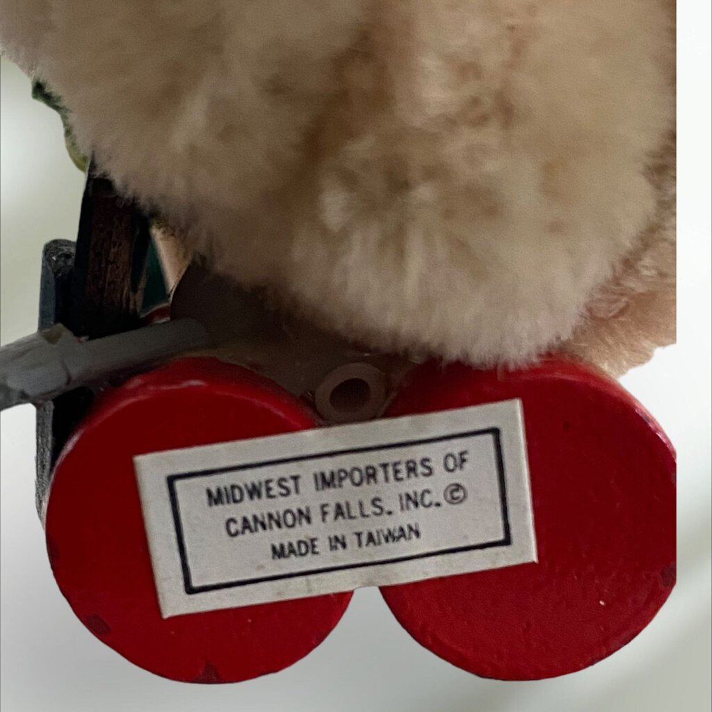 Scuba Diving Bear Orniment 4" Tall