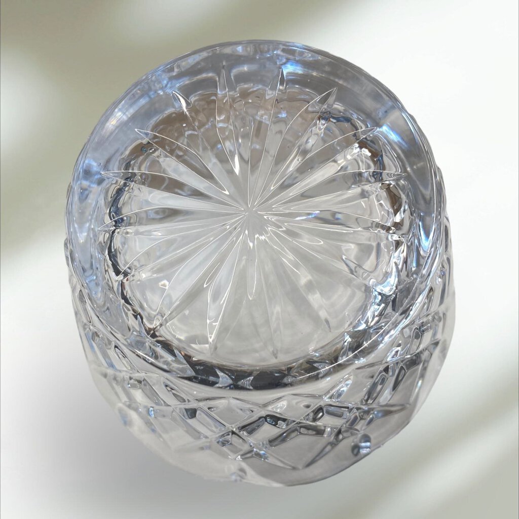 Mikasa Clear Crystal Glass Candy Dish Bowl 3" Tall 5" Diameter