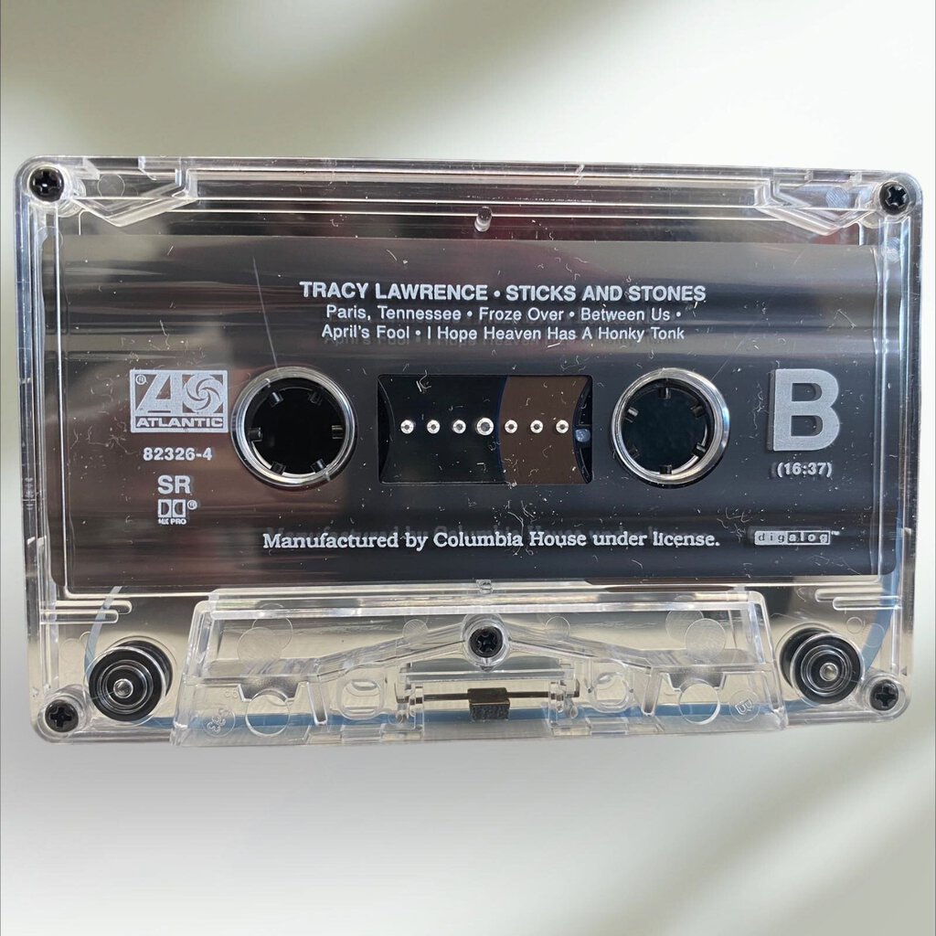 Tracy Lawrence Sticks and Stones Cassette Tape