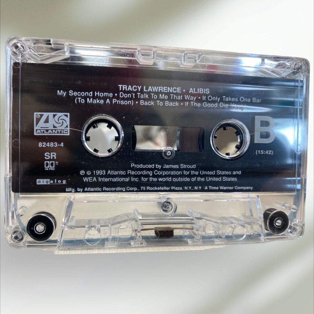 Tracy Lawrence Alibis Cassette Tape