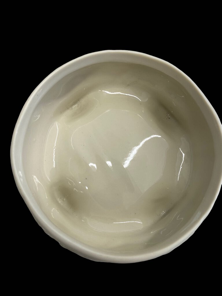 Vintage Ivory China Embossed Roses Gold Trim Covered Jewelry Box