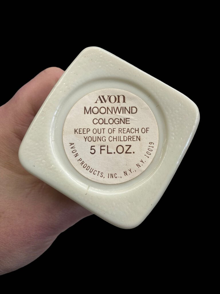 Vintage Avon Empty Coffee Grinder MoonWind Cologne Bottle