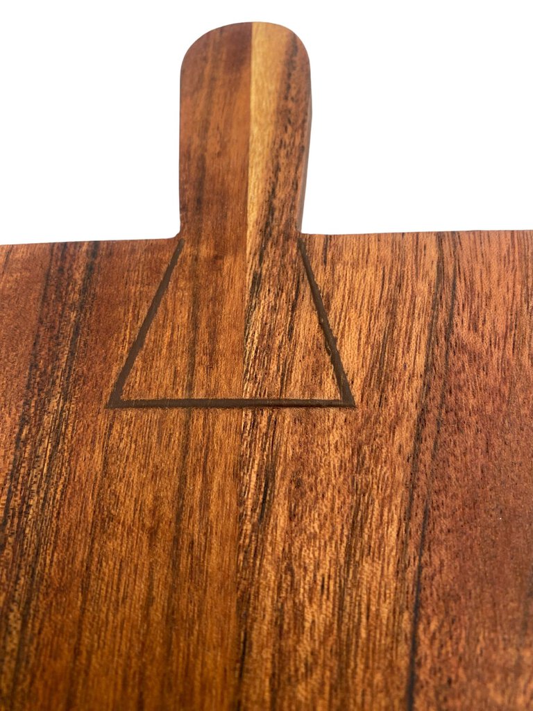 Cheese Wood Cutting Board with Spreader