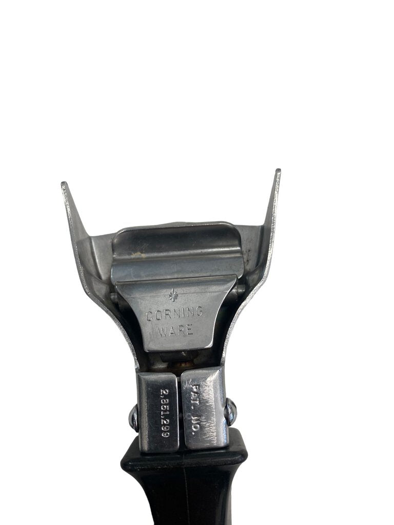 Corning Ware Black Detaching Twist Lock On Pot Large Casserole Holder Handle