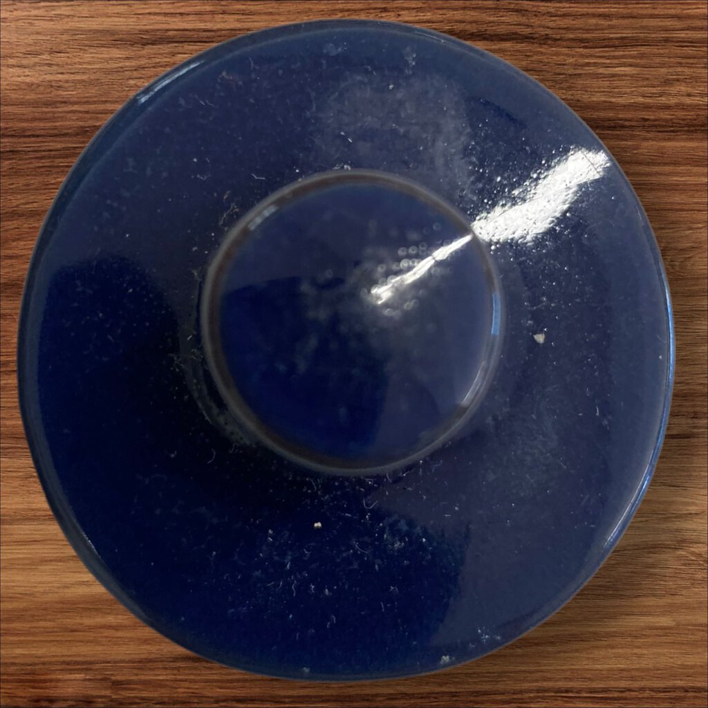 Set of 3 Round Terra Cotta Glazed Cookie Stamps With Handle