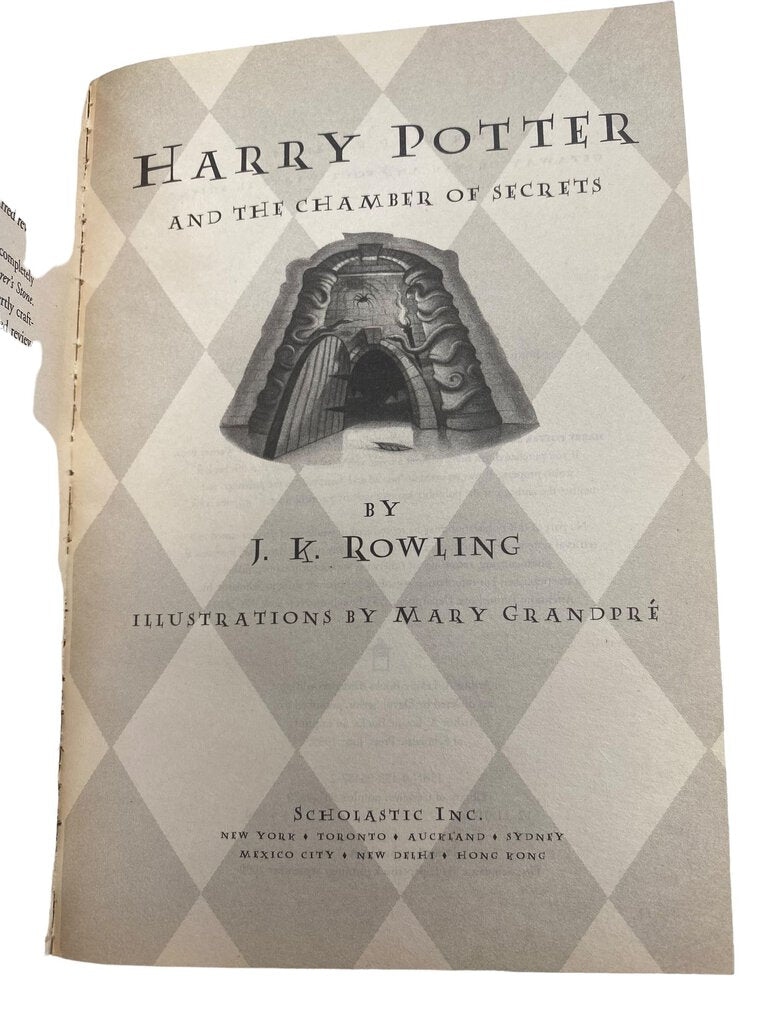 Harry Potter And The Chamber Of Secrets by J.K. Rowling