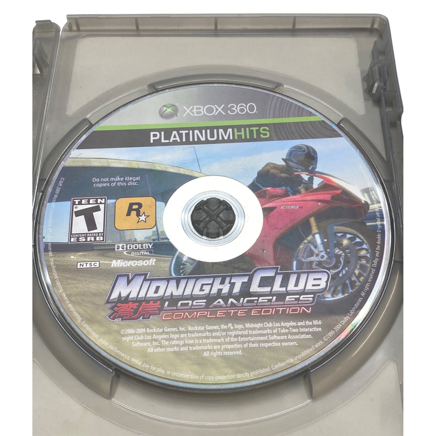 Xbox 360 Midnight Club Los Angeles Complete Edition Platinum Hits