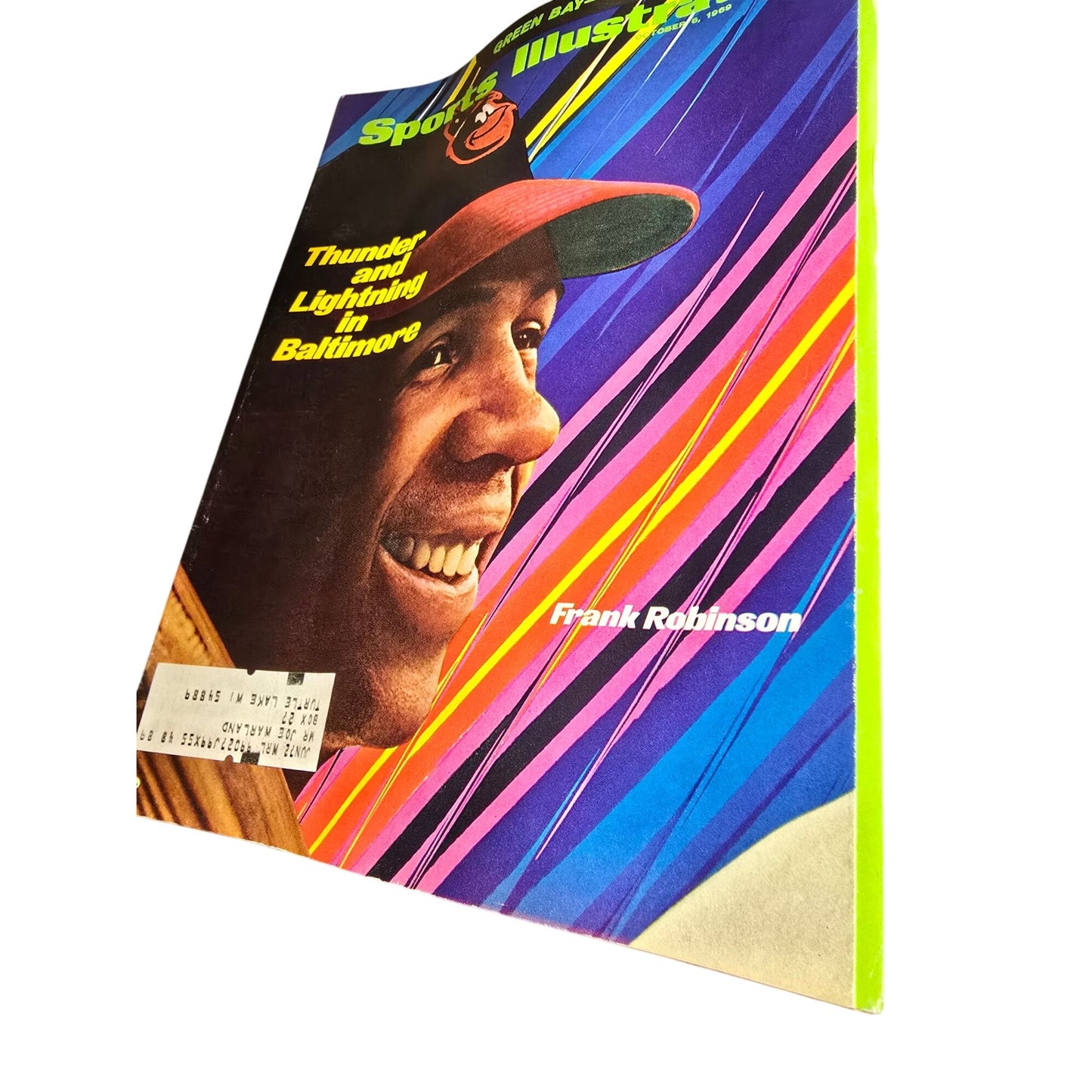 Vintage Sports Illustrated Magazine October 6 1969 Frank Robinson Baseball Cover