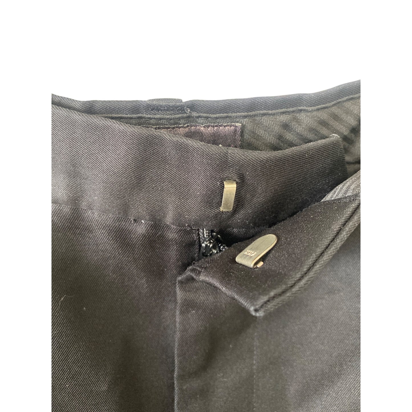 Dockers Mens Black Dress Pants 36/32 Polyester Made In Vietnam