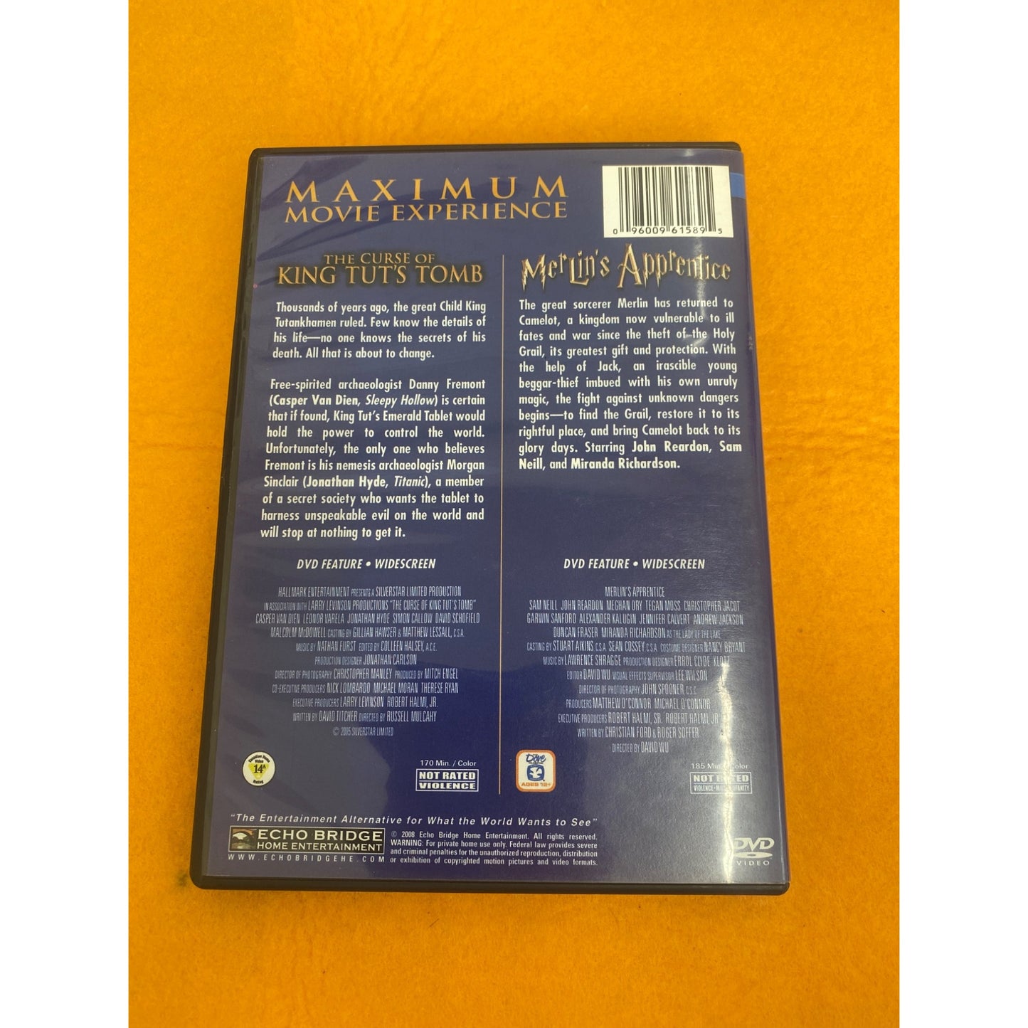 Double Feature DVD: The Curse Of King Tuts Tomb & Merlins Apprentice