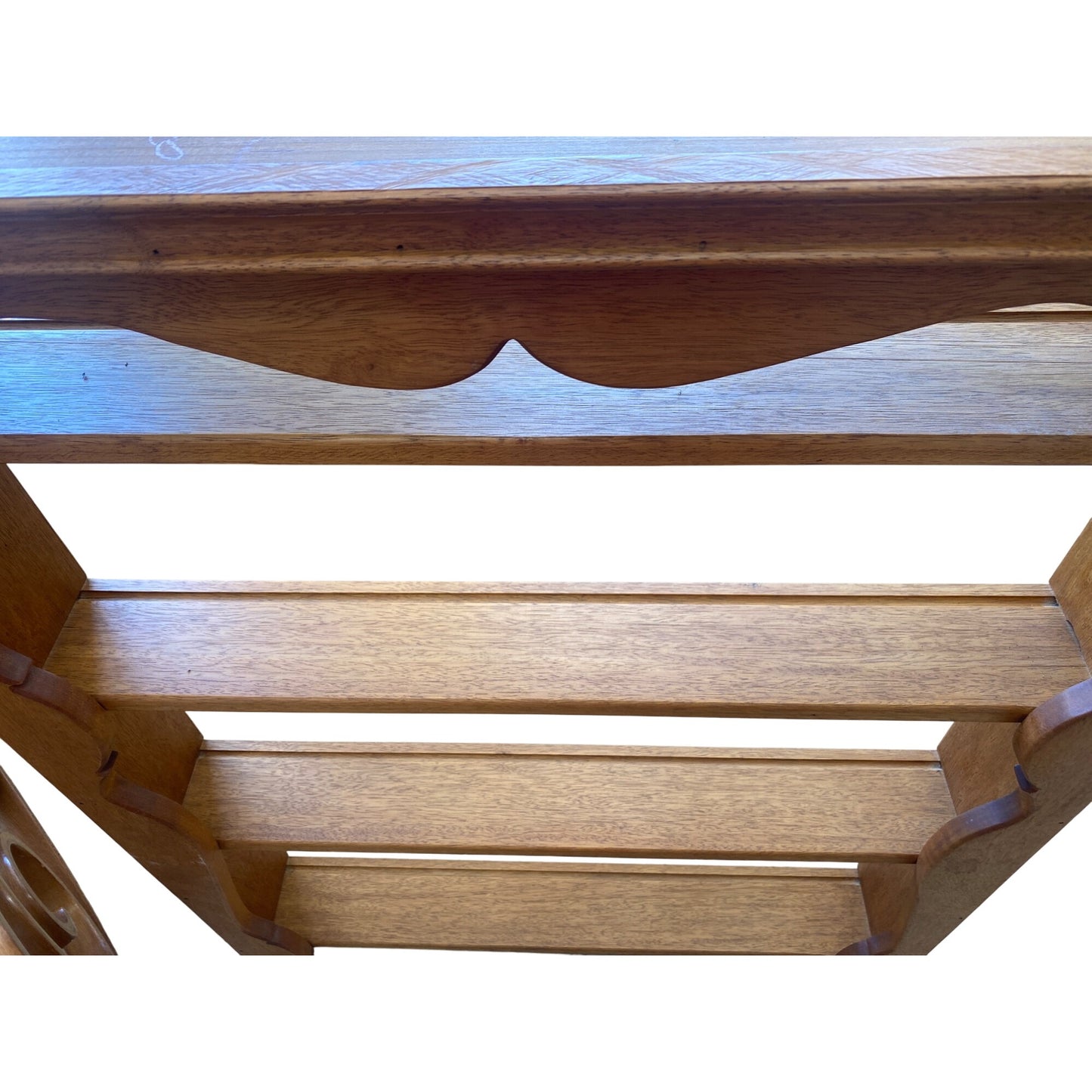 Wooden Wall-Mounted Shelf Unit