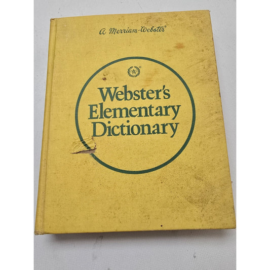 1971 Webster's Elementary Dictionary