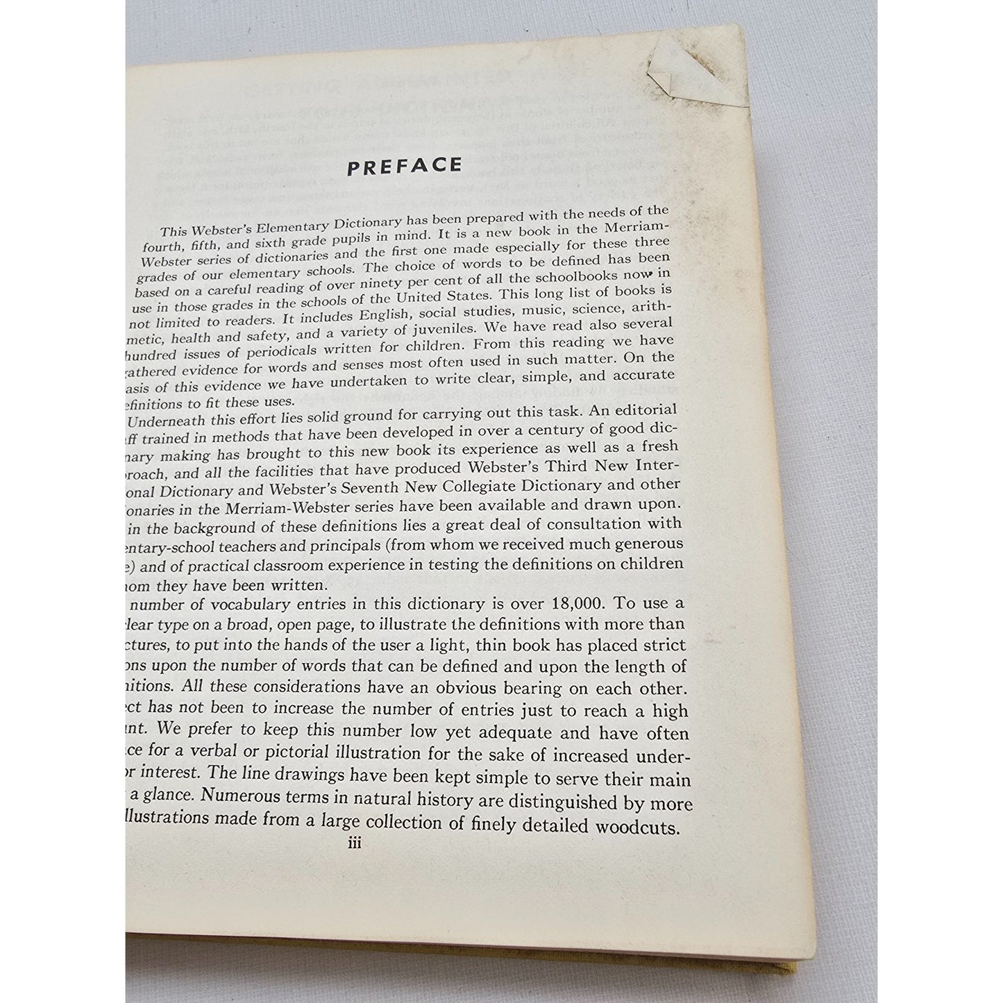 1971 Webster's Elementary Dictionary