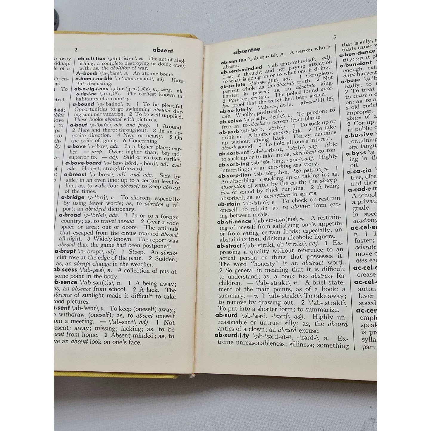 1971 Webster's Elementary Dictionary